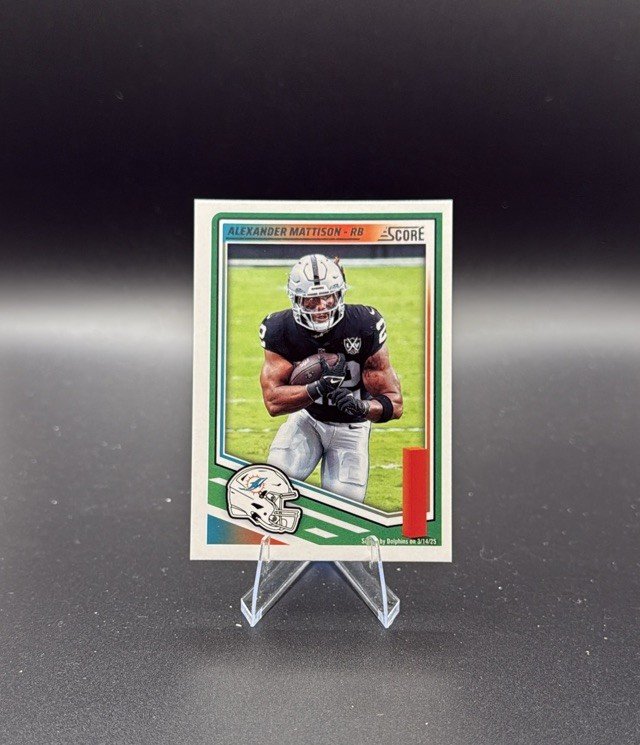 Alexander Mattison 2025 Panini Score Green #112