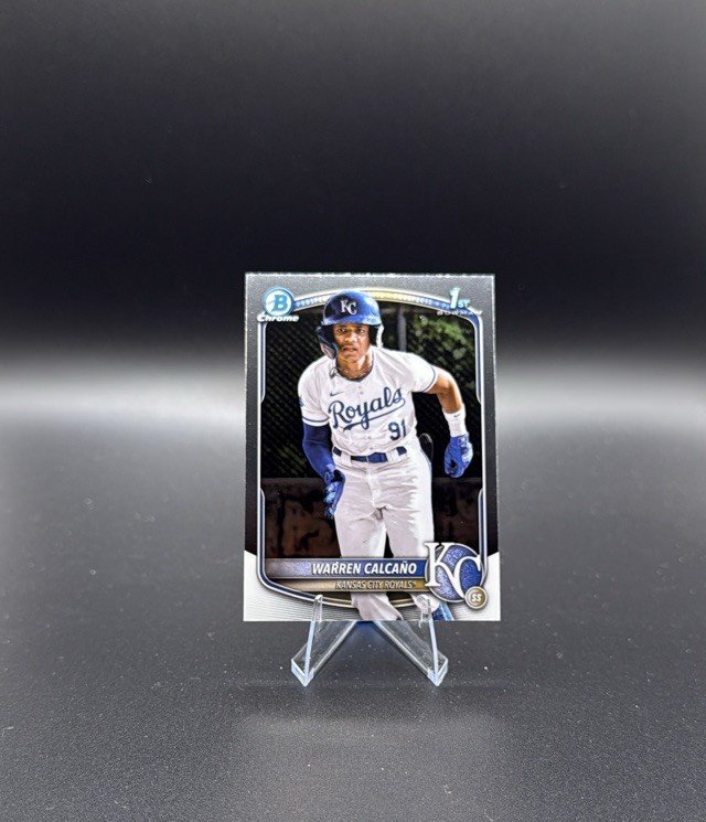 Warren Calcaño 2025 Bowman Chrome Prospects Gum Ball #BCP-185