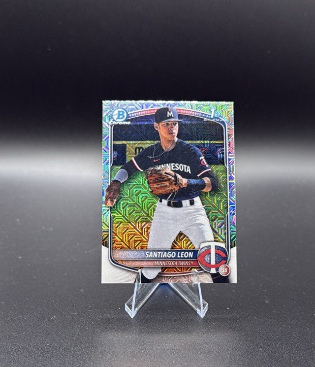 Santiago Leon 2025 Bowman Chrome Prospects Mojo #BCP-247