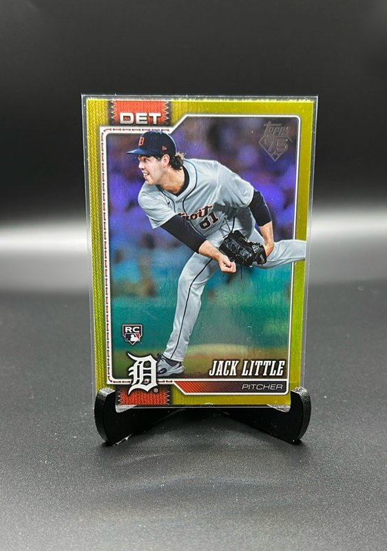 Jack Little 2026 Topps Yellow Holo Foil #566 /399 RC
