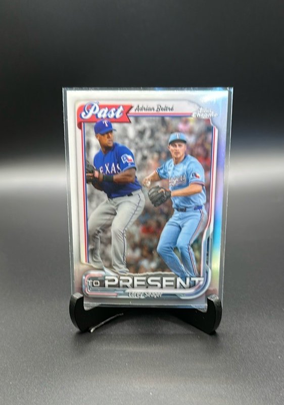 Adrian Beltré and Corey Seager 2026 Topps Chrome Past to Present #PTP-19