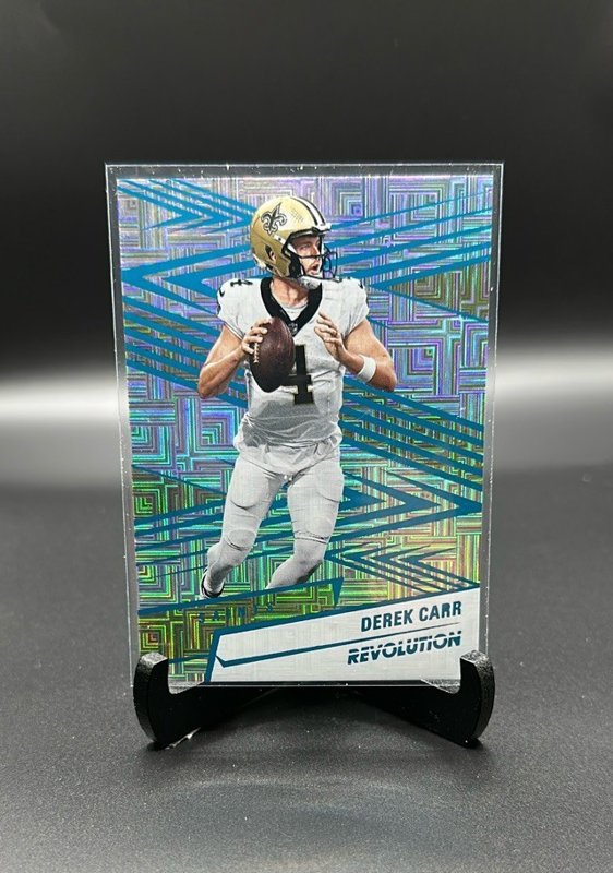 Derek Carr 2025 Panini Revolution Teal Levels #27 /499