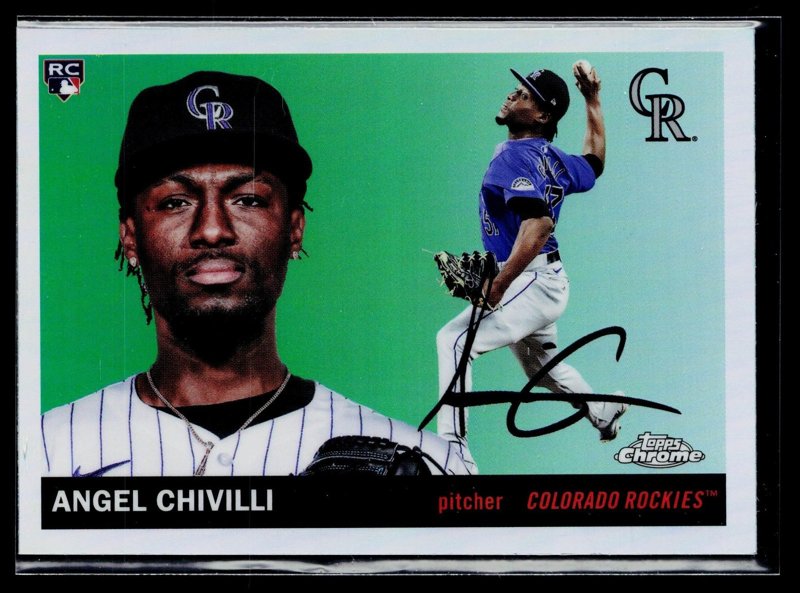 Angel Chivilli 2025 Topps Chrome Platinum Refractors #339 RC