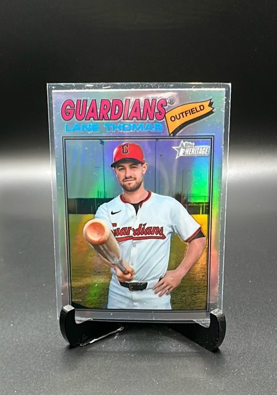 Lane Thomas 2026 Topps Heritage Chrome Refractors #285