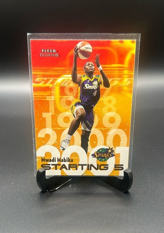 Mwadi Mabika 2001 Fleer Tradition WNBA Starting Five #9 S5