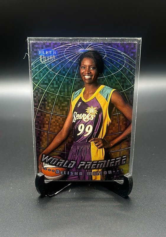 DeLisha Milton 1999 Fleer Ultra WNBA World Premiere #9 WP