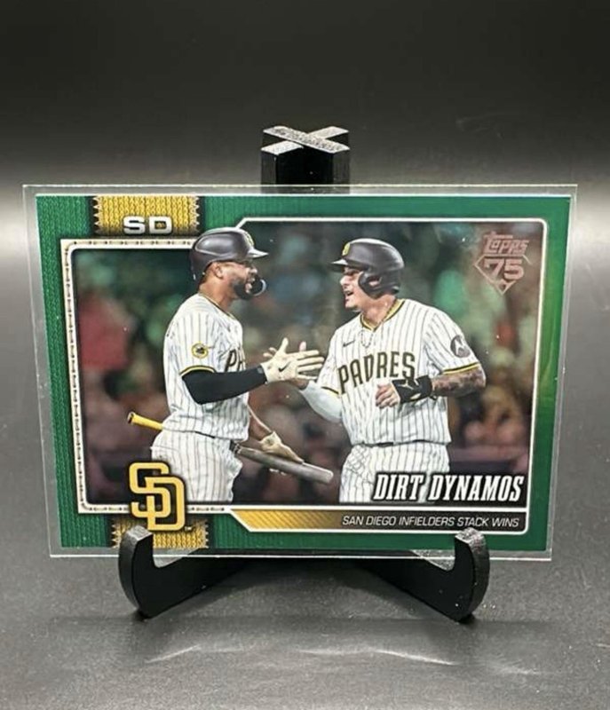 Manny Machado and Xander Bogaerts 2026 Topps Green Foil #605 /99