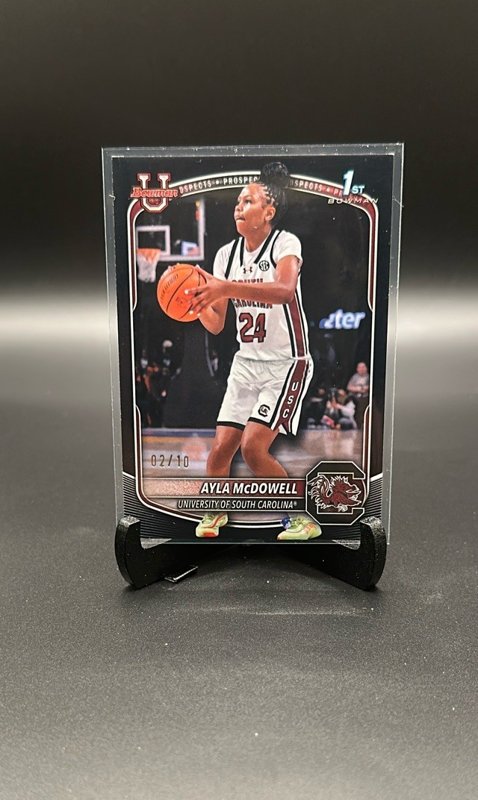 Ayla McDowell 2025 Bowman Prospects Black Border #BPP-84 /10