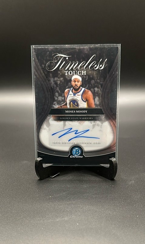 Moses Moody 2025 Bowman Timeless Touch Signatures #TTA-DC Auto