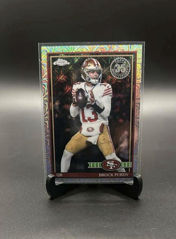 2026 Topps Chrome Flagship Brock Purdy 49ers  mojo refractor  #91TC-3