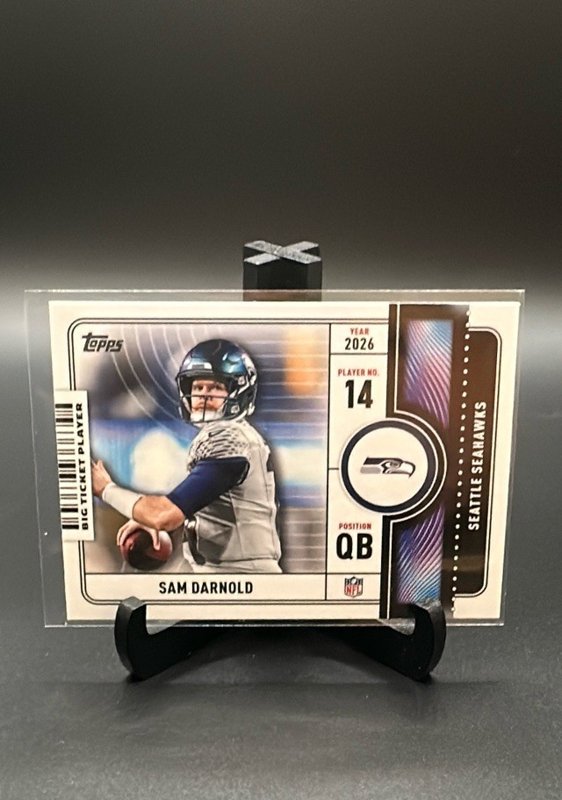 2026 Topps Flagship #BTP-19 Sam Darnold Big Ticket Players