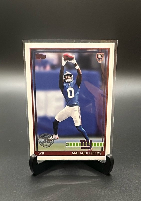 2026 Topps Flagship #91TR-30 Malachi Fields 1991 Topps Football Rookies