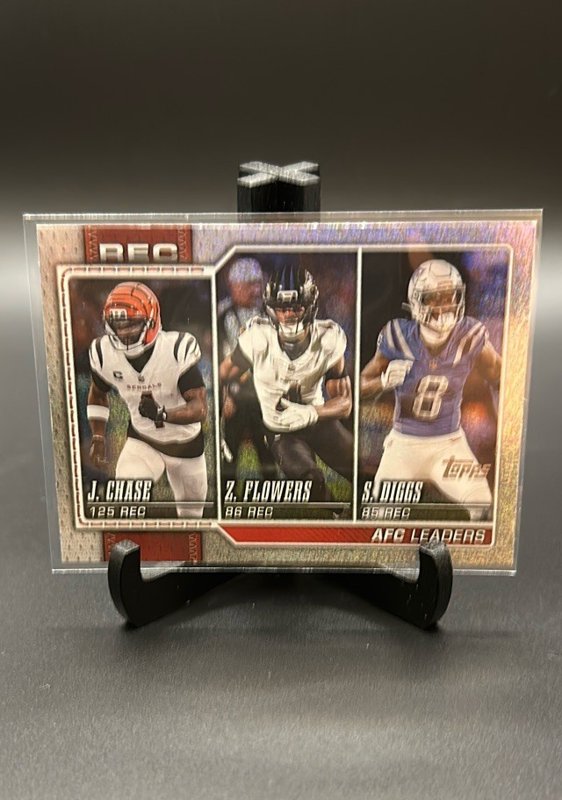 2026 Topps Flagship #284 AFC Receiving Sandglitter