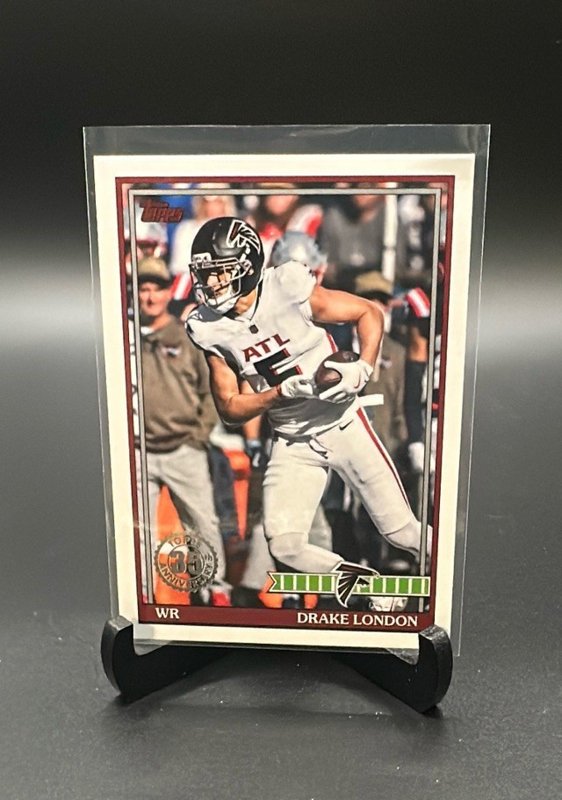 2026 Topps Flagship #91TF-5 Drake London 1991 Topps Football