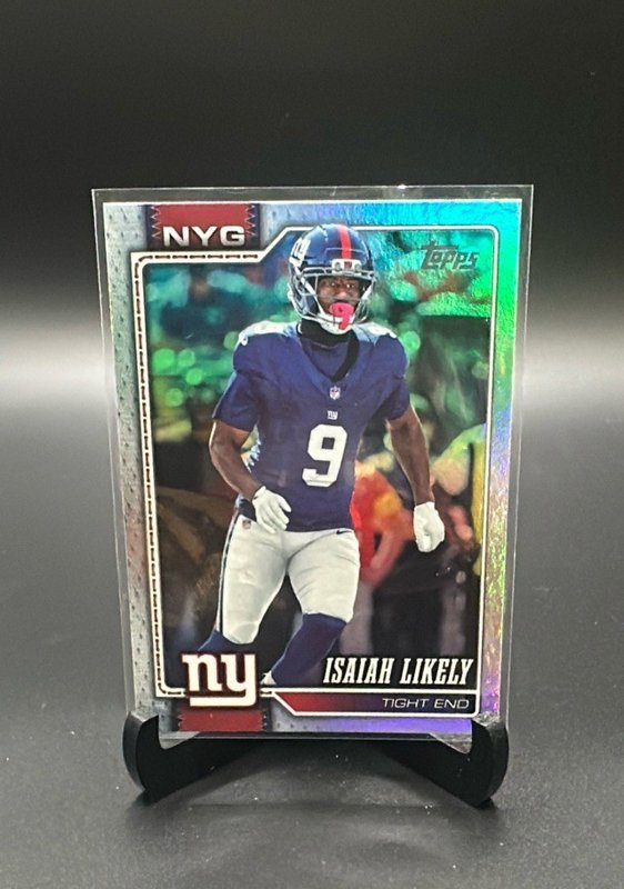 2026 Topps Flagship #206 Isaiah Likely Rainbow Foil