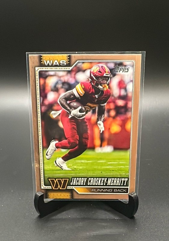 2026 Topps Flagship #197 Jacory Croskey-Merritt Gold #/2026