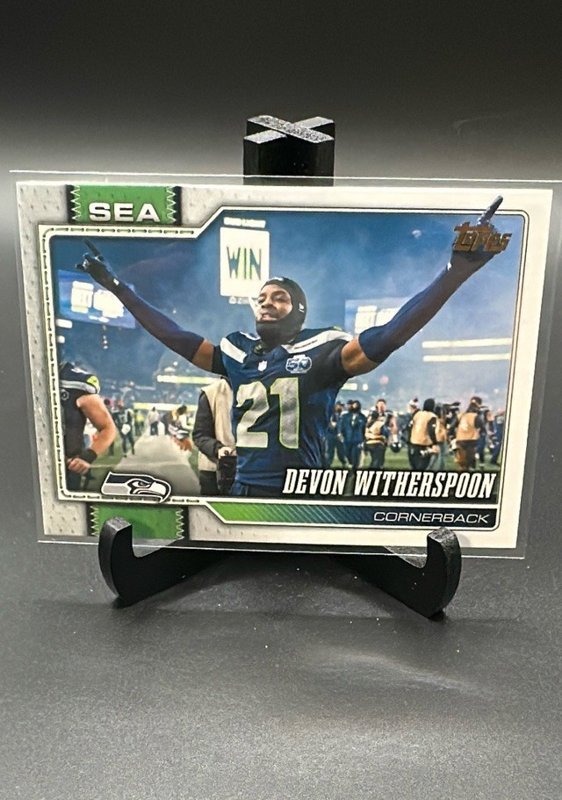 Devon Witherspoon 2026 Topps Flagship Football Gold Mirror Variation Seahawks