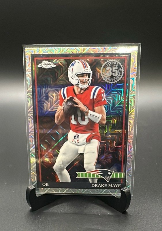 2026 Topps Flagship #91TC-46 Drake Maye 1991 Topps Football Chrome