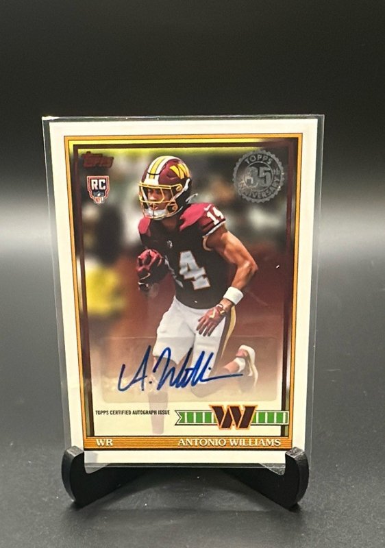 2026 Topps Flagship Antonio Williams 1991 Topps Football Rookie Autographs