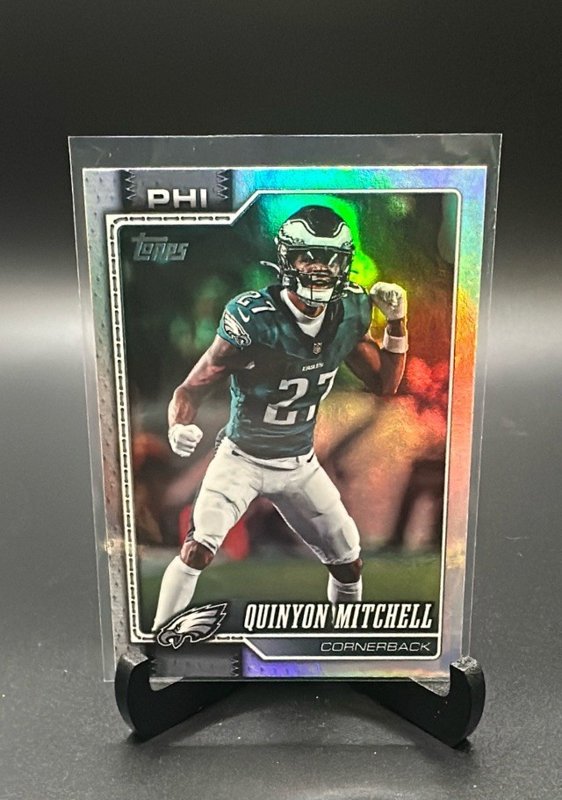 2026 Topps Flagship #249 Quinyon Mitchell Rainbow Foil