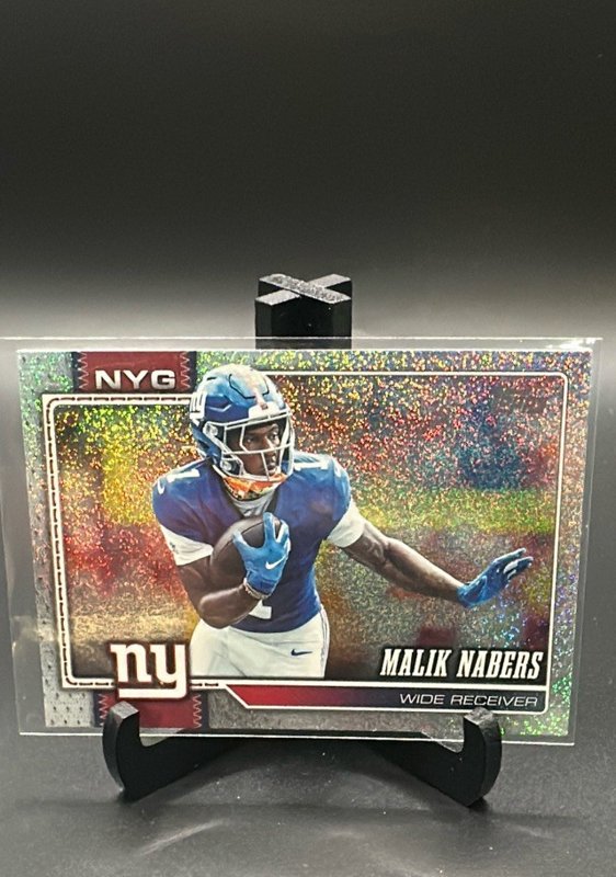 2026 Topps Flagship #153 Malik Nabers Sandglitter