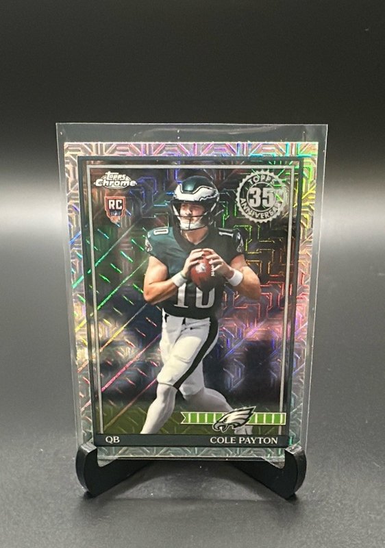 2026 Topps Flagship #91TRC-7 Cole Payton 1991 Topps Football Rookies Chrome