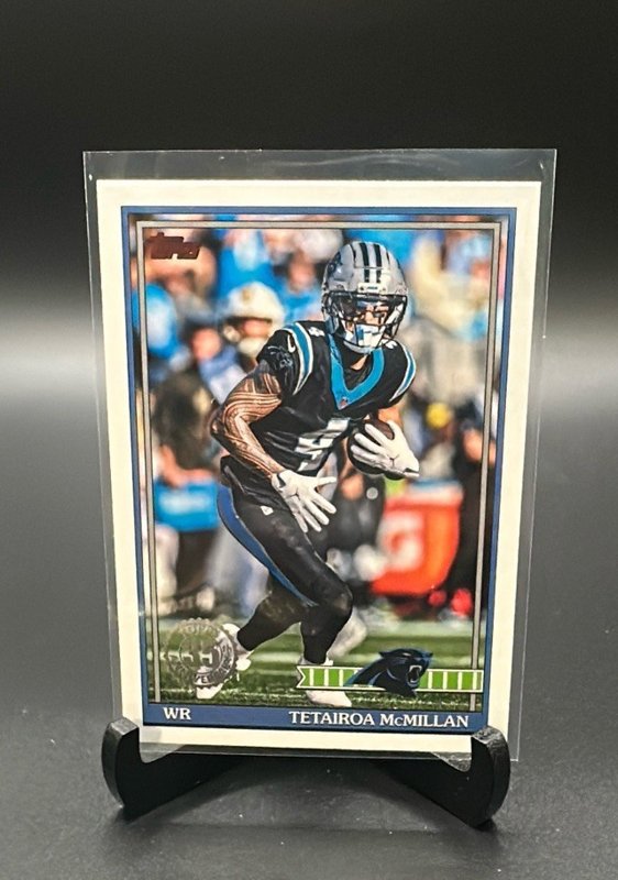 2026 Topps Flagship #91TF-15 Tetairoa McMillan 1991 Topps Football