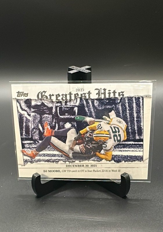 2026 Topps Flagship #25GH-DM DJ Moore 2025 Greatest Hits