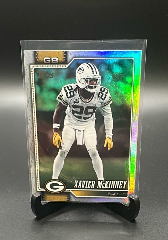 2026 Topps Flagship #223 Xavier McKinney Rainbow Foil
