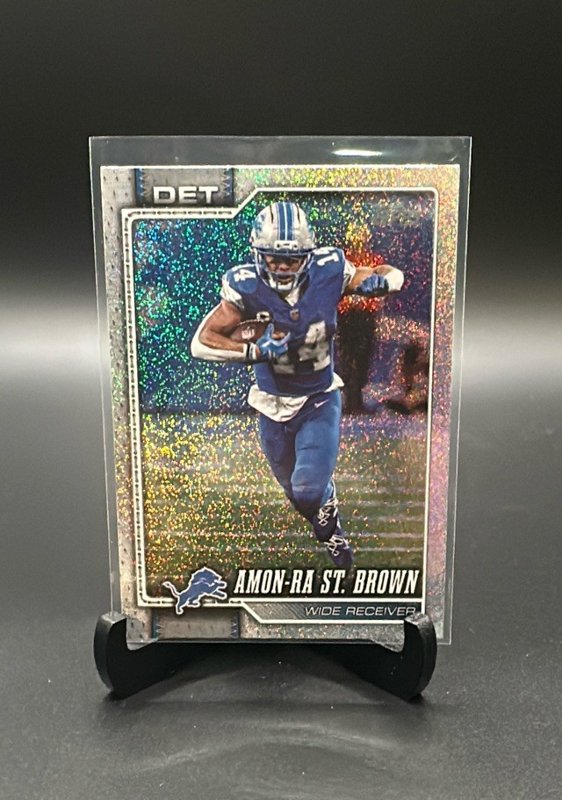 2026 Topps Flagship #66 Amon-Ra St. Brown Sandglitter