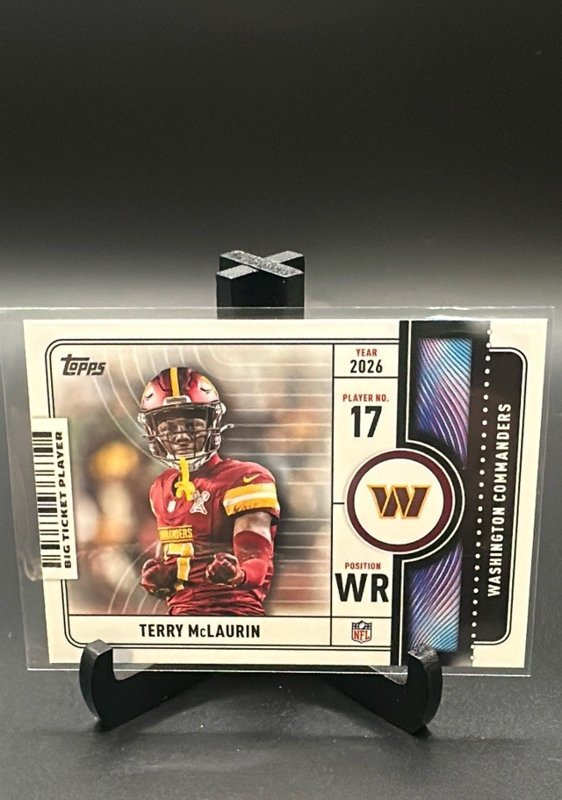 2026 Topps Flagship #BTP-24 Terry McLaurin Big Ticket Players