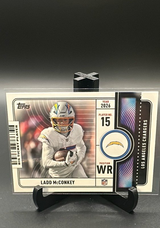 2026 Topps Flagship #BTP-11 Ladd McConkey Big Ticket Players