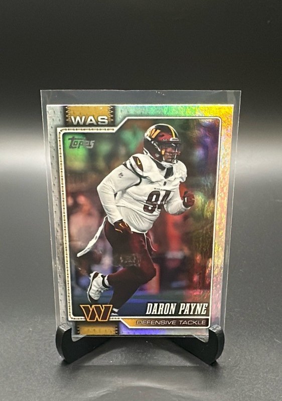 2026 Topps Flagship #258 Daron Payne Rainbow Foil
