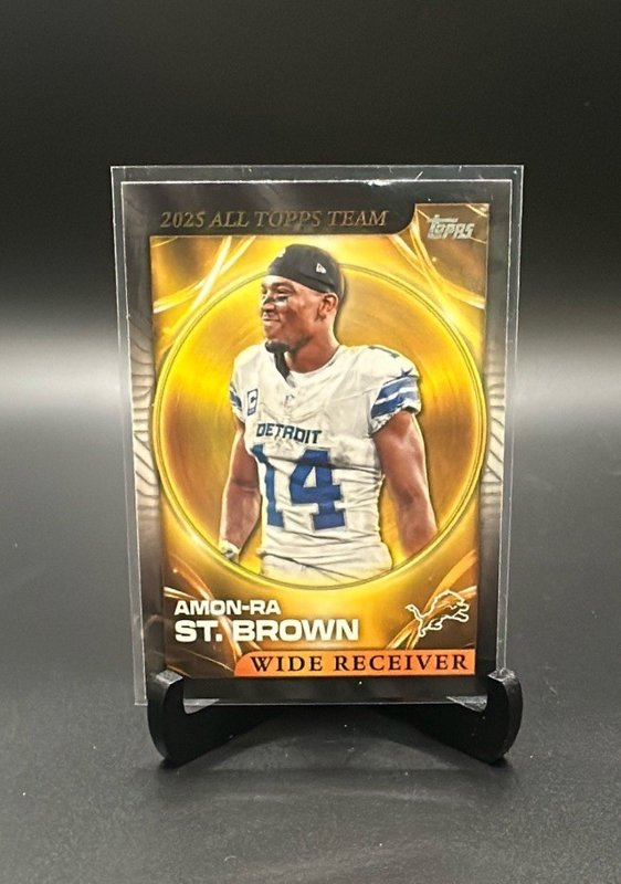 2026 Topps Flagship #25ATT-17 Amon-Ra St. Brown 2025 All Topps Team