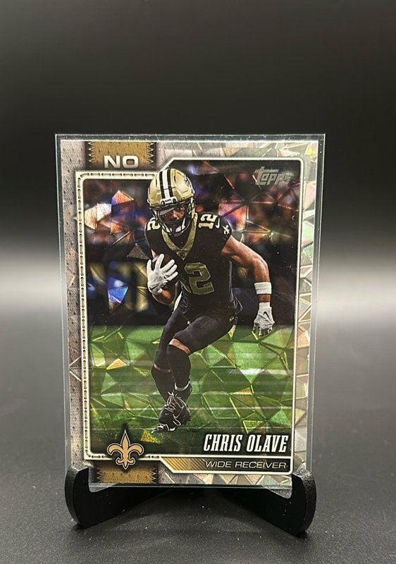 2026 Topps Flagship #147 Chris Olave Diamante Foil