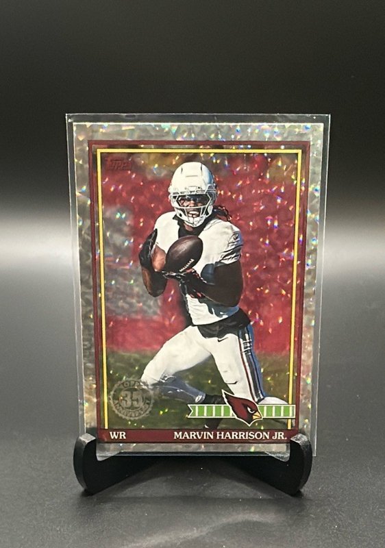 2026 Topps Flagship Marvin Harrison Jr. 1991 Topps Football Chrome Crackle