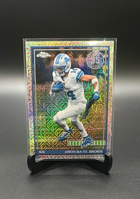 2026 Topps Flagship #91TC-36 Amon-Ra St. Brown 1991 Topps Football Chrome