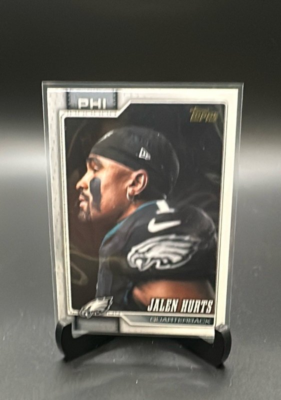 2026 Topps Flagship Football Jalen Hurts Gold Foil Image Variation SSP