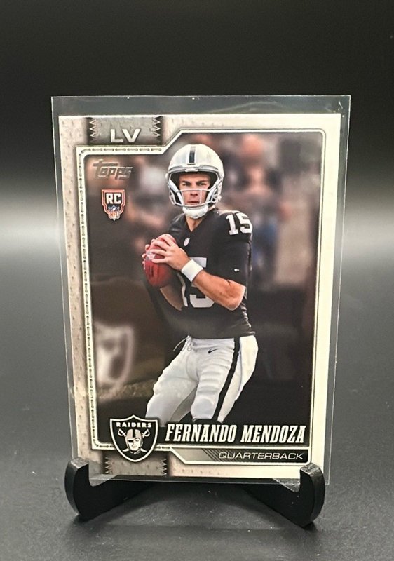 2026 Topps Flagship #301 Fernando Mendoza-Los Angeles Raiders