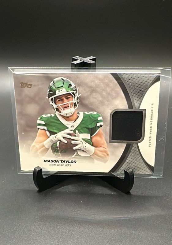 2026 Topps Flagship #NFLM-MT Mason Taylor NFL Materials