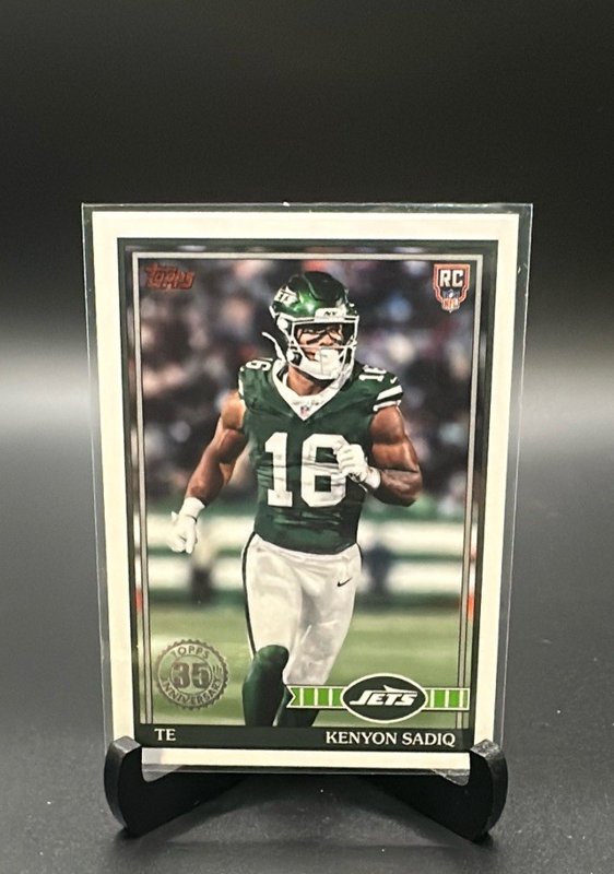2026 Topps Flagship #91TR-38 Kenyon Sadiq 1991 Topps Football Rookies Crackle