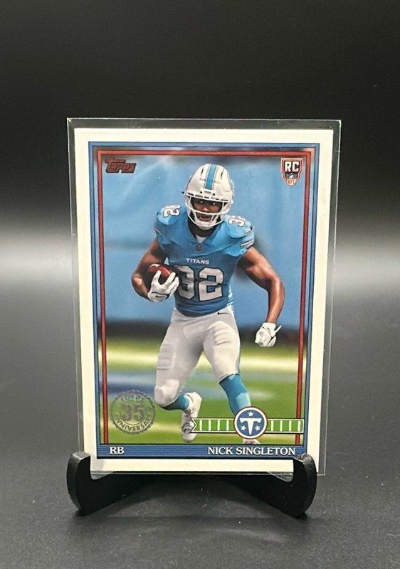 2026 Topps Flagship #91TR-14 Nick Singleton 1991 Topps Football Rookies