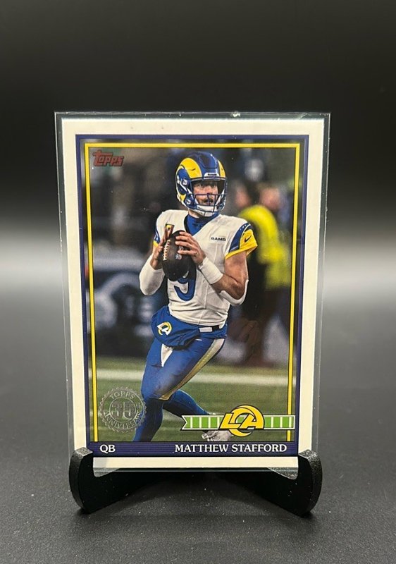2026 Topps Flagship #91TF-22 Matthew Stafford 1991 Topps Football