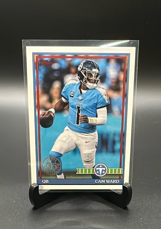 2026 Topps Flagship #91TF-30 Cam Ward 1991 Topps Football
