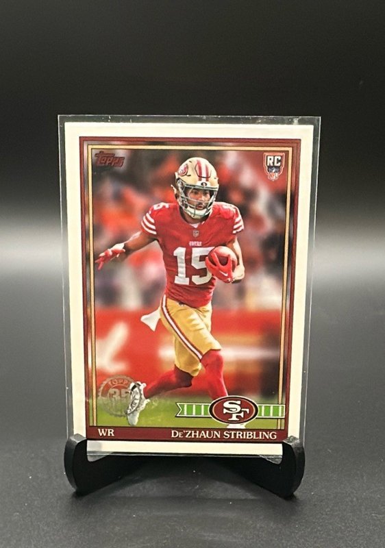 2026 Topps Flagship #91TR-36 De'Zhaun Stribling 1991 Topps Football Rookies