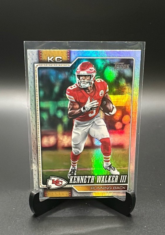 2026 Topps Flagship #180 Kenneth Walker III Rainbow Foil