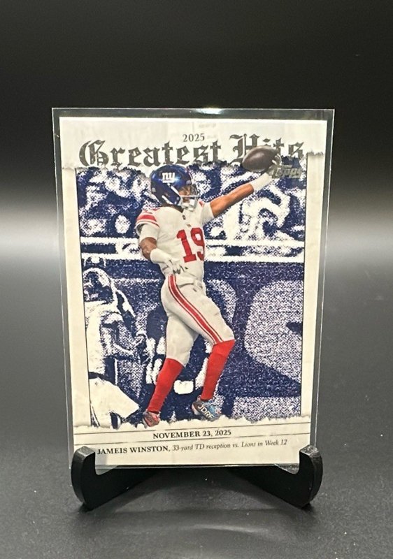 2026 Topps Flagship #25GH-JW Jameis Winston 2025 Greatest Hits