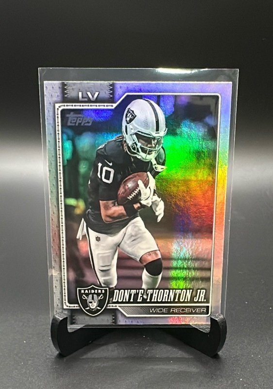 2026 Topps Flagship #118 Dont'e Thornton Jr. Rainbow Foil