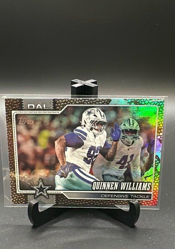 2026 Topps Flagship #56 Quinnen Williams Football Leather Foil