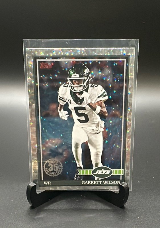 2026 Topps Flagship #91TF-24 Garrett Wilson 1991 Topps Football Crackle